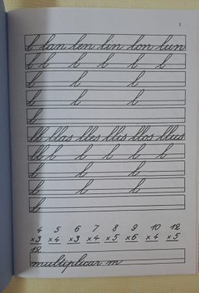 CUADERNO 4-  LETRA INGLESA- GRAM