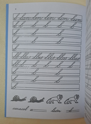 CUADERNO 4-  LETRA INGLESA- GRAM