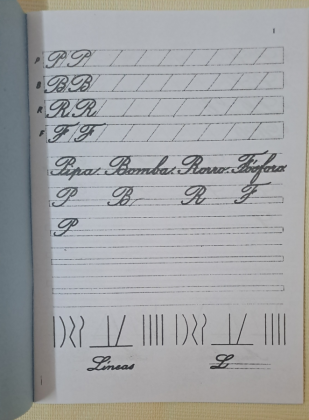 CUADERNO 5-  LETRA INGLESA- GRAM