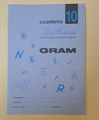 CUADERNO 10-  LETRA FANTASÍA- GRAM