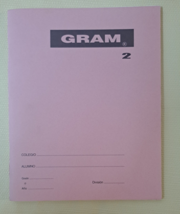 CUADERNO RAYADO ESPECIAL- GRAM 2- ROSADO
