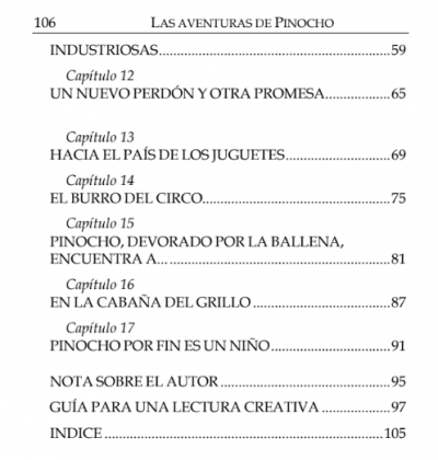 Las aventuras de Pinocho - Carlo Collodi