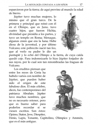 La mitología contada a los niños - Fernan Caballero