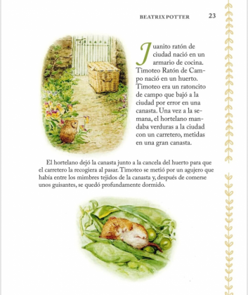 Colección  Cuentos Completos x 4 tomos- Beatrix Potter